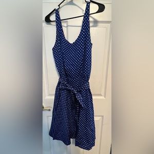 Rock your inner Rockabilly!  Blue polka dots…. Who can say no!